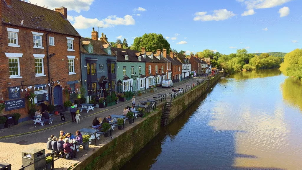 Charming English Towns in the West Midlands Bewdley Riverside