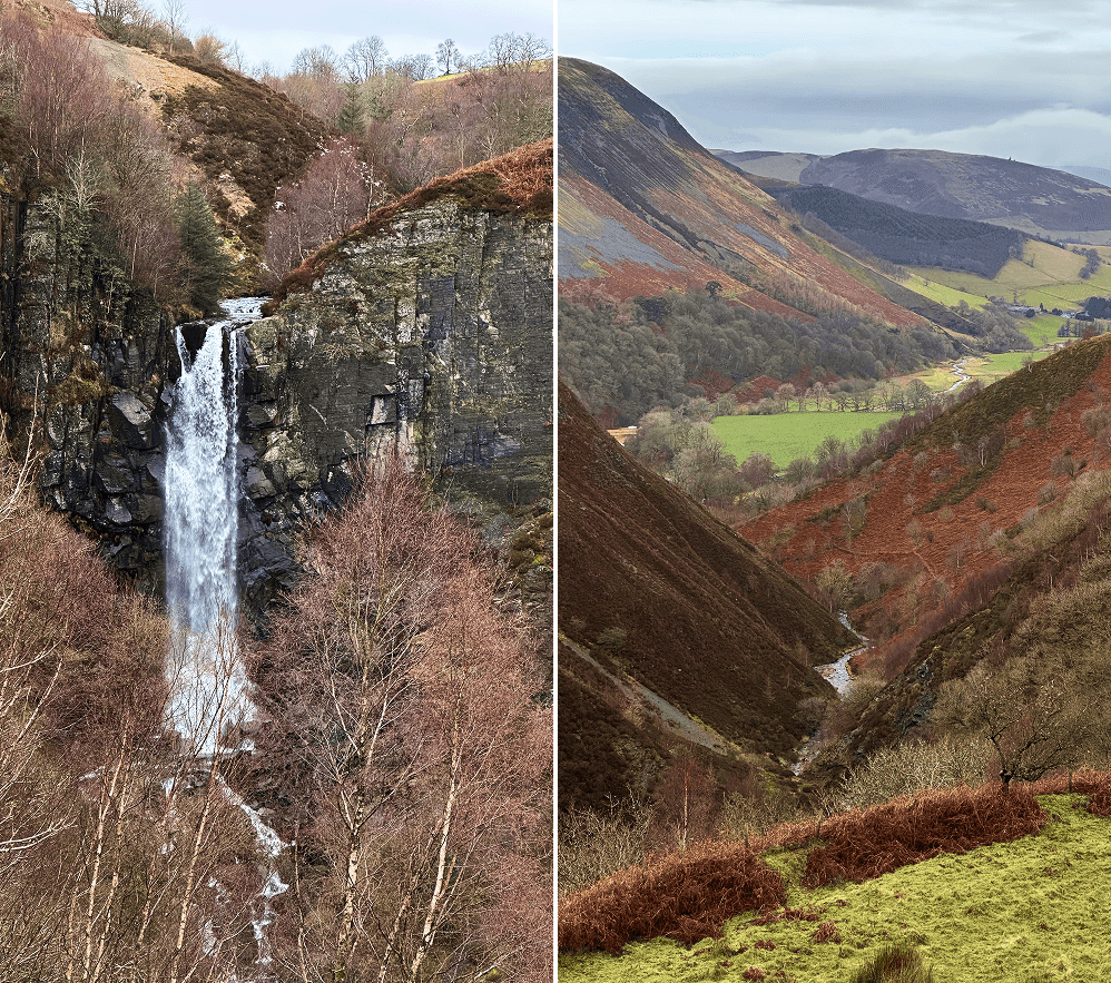 Winter Weekend in Wales ffrwd fawr waterfall (1)